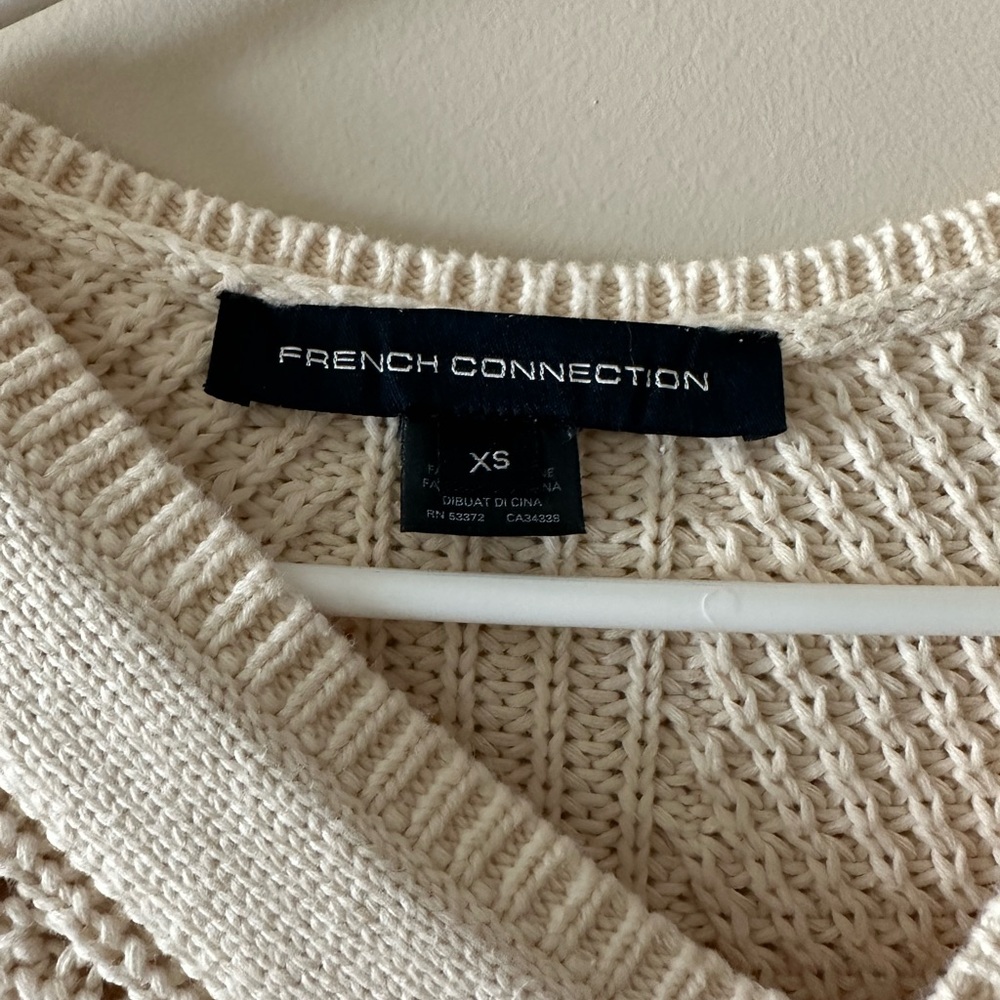 French connection balloon sleeve knit sweater - Picture 4 of 4